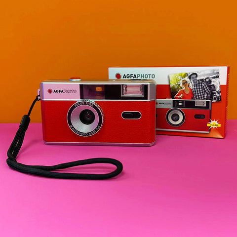 Agfa Reusable 35mm Camera Red