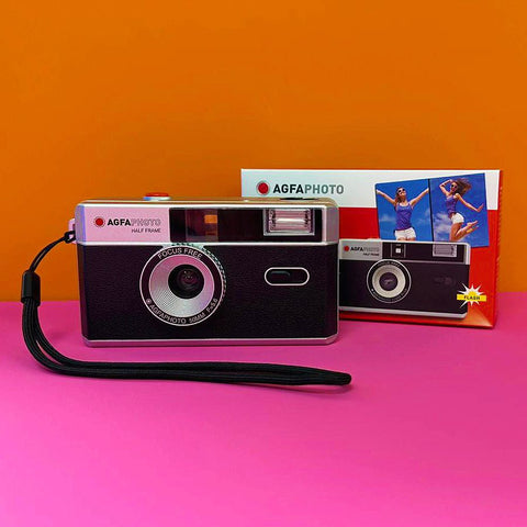 Agfa Reusable 35mm Camera Black