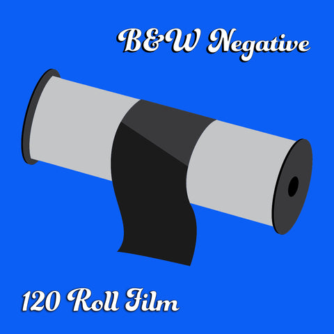 120 Roll Film B&W Negative Processing