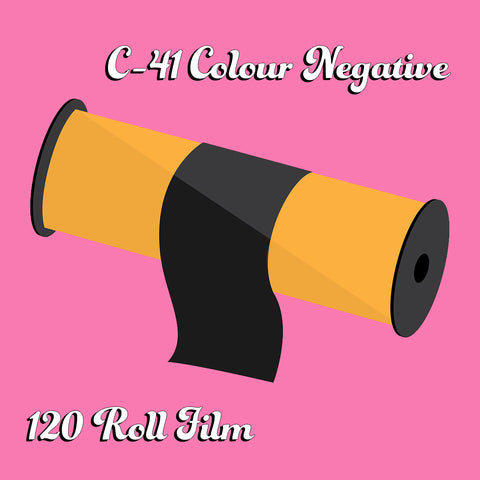 120 Roll Film C-41 Colour Negative Processing